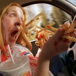 eating while driving