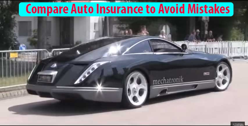 compare auto insurance to avoid mistakes