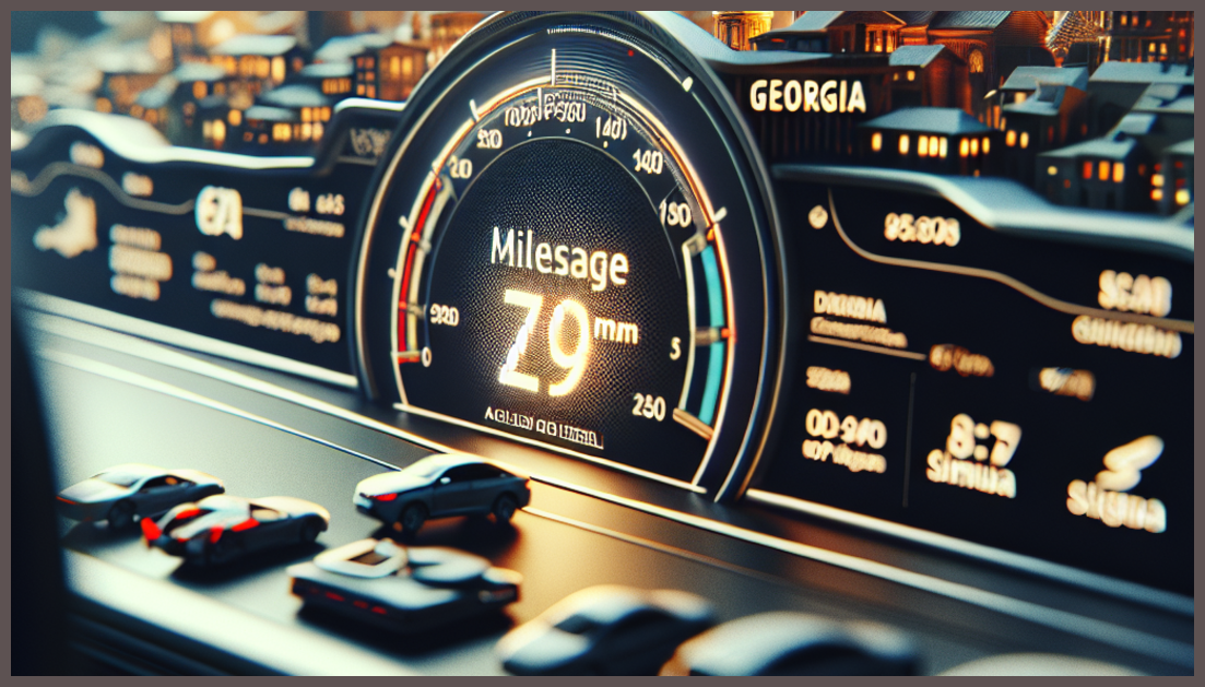 Visual comparison of pay-per-mile insurance rates in Georgia