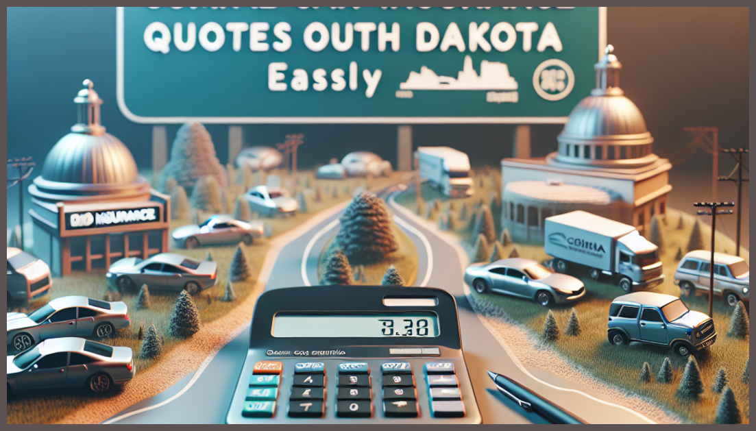 Comparing car insurance options with South Dakota landmarks in the background.